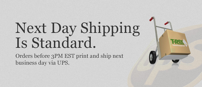 Next Day Shipping is Standard