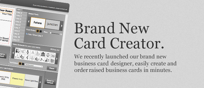 Brand New Business Card Designer